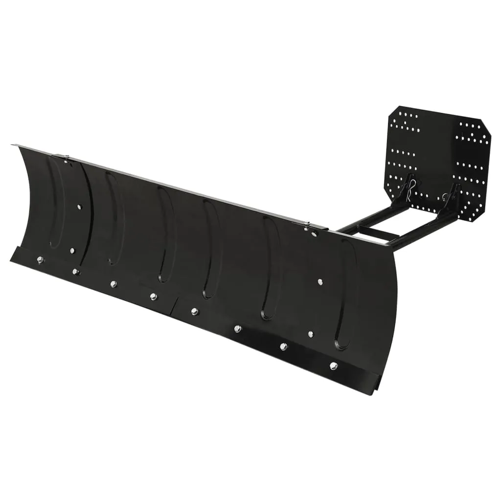 Hochwertige Schneeschild für ATV 150x38 cm Schwarz, 2parcel 153129